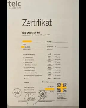 Öğrenci sertifikası 2