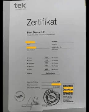 Öğrenci sertifikası 4